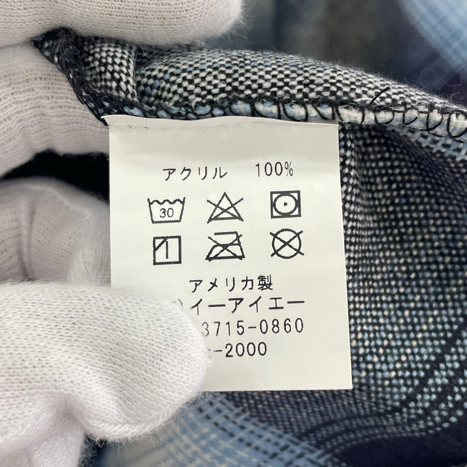 半袖シャツ Caltop S/Sオンブレチェックシャツ M M マルチカラー