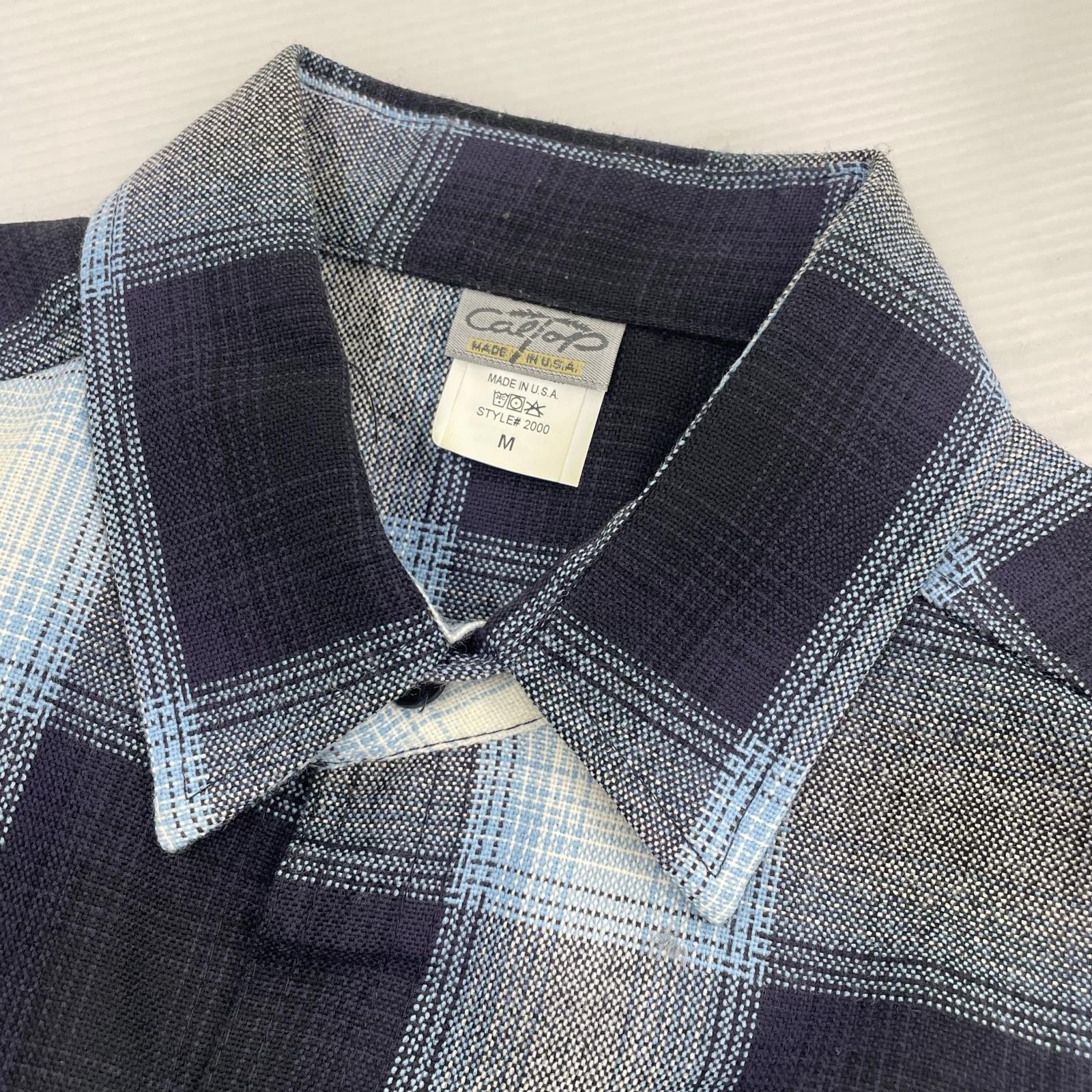 半袖シャツ Caltop S/Sオンブレチェックシャツ M M マルチカラー