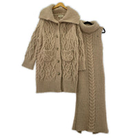 ワンピース AND MARY Jose knit cardigan set dress(F) フリー ベージュ