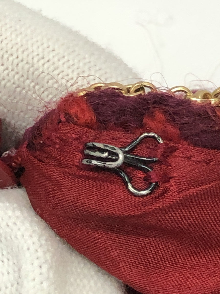 CHANEL 膝丈スカート 赤