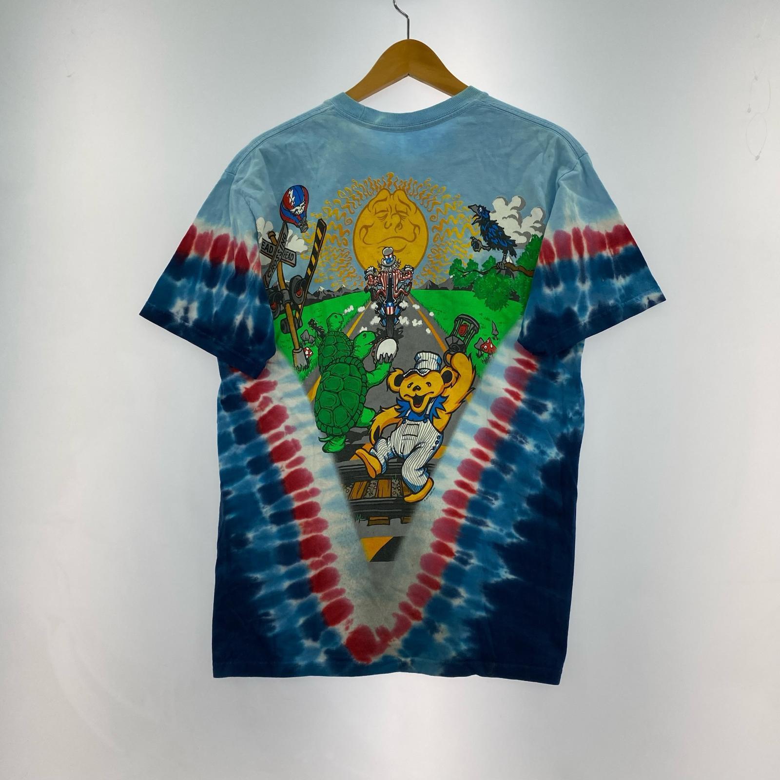 半袖Tシャツ LIQUID BLUE Grateful Dead スカルバイカーTシャツ M M