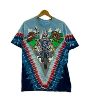 半袖Tシャツ LIQUID BLUE Grateful Dead スカルバイカーTシャツ M M