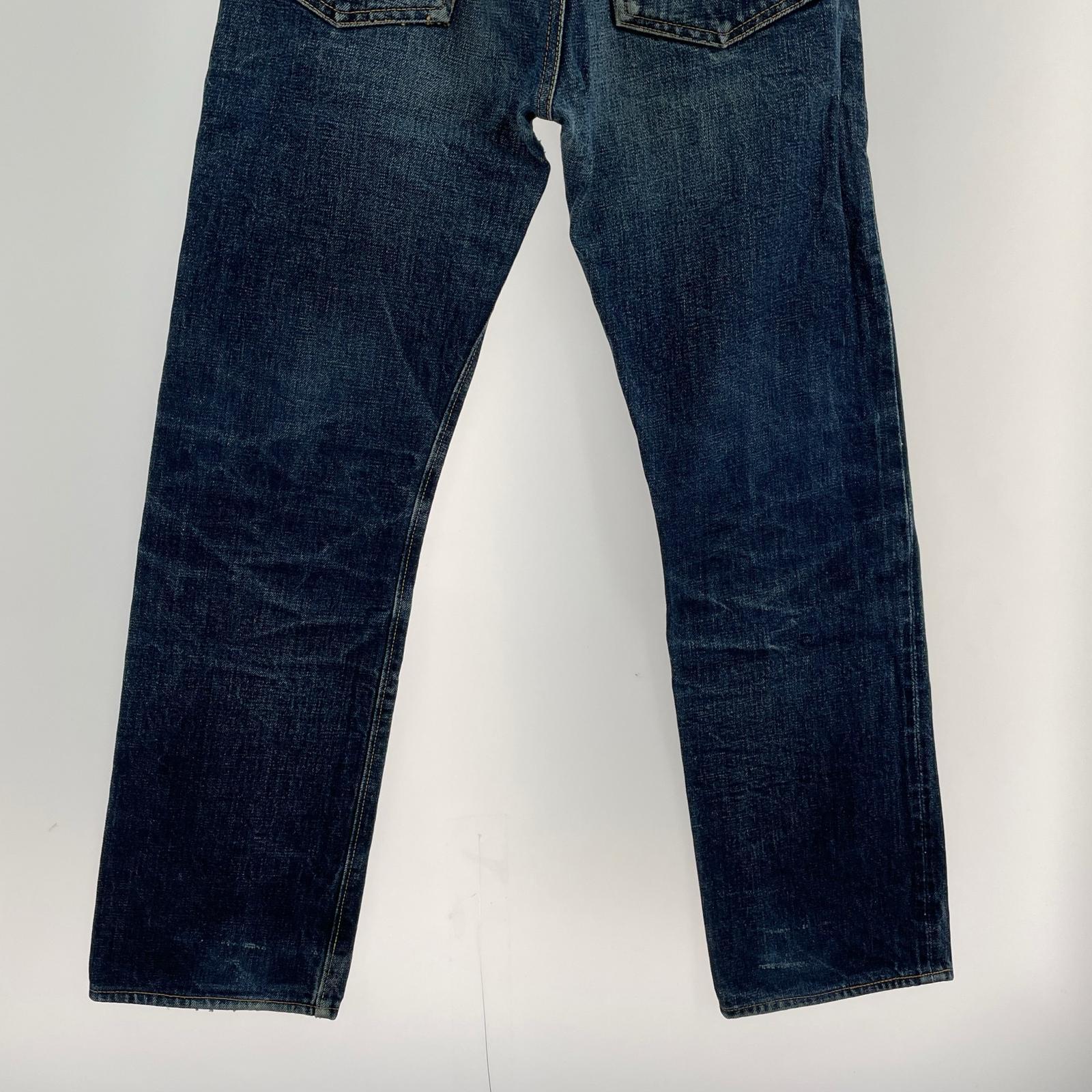 デニムパンツ ストレートパンツ (27×36) 紺