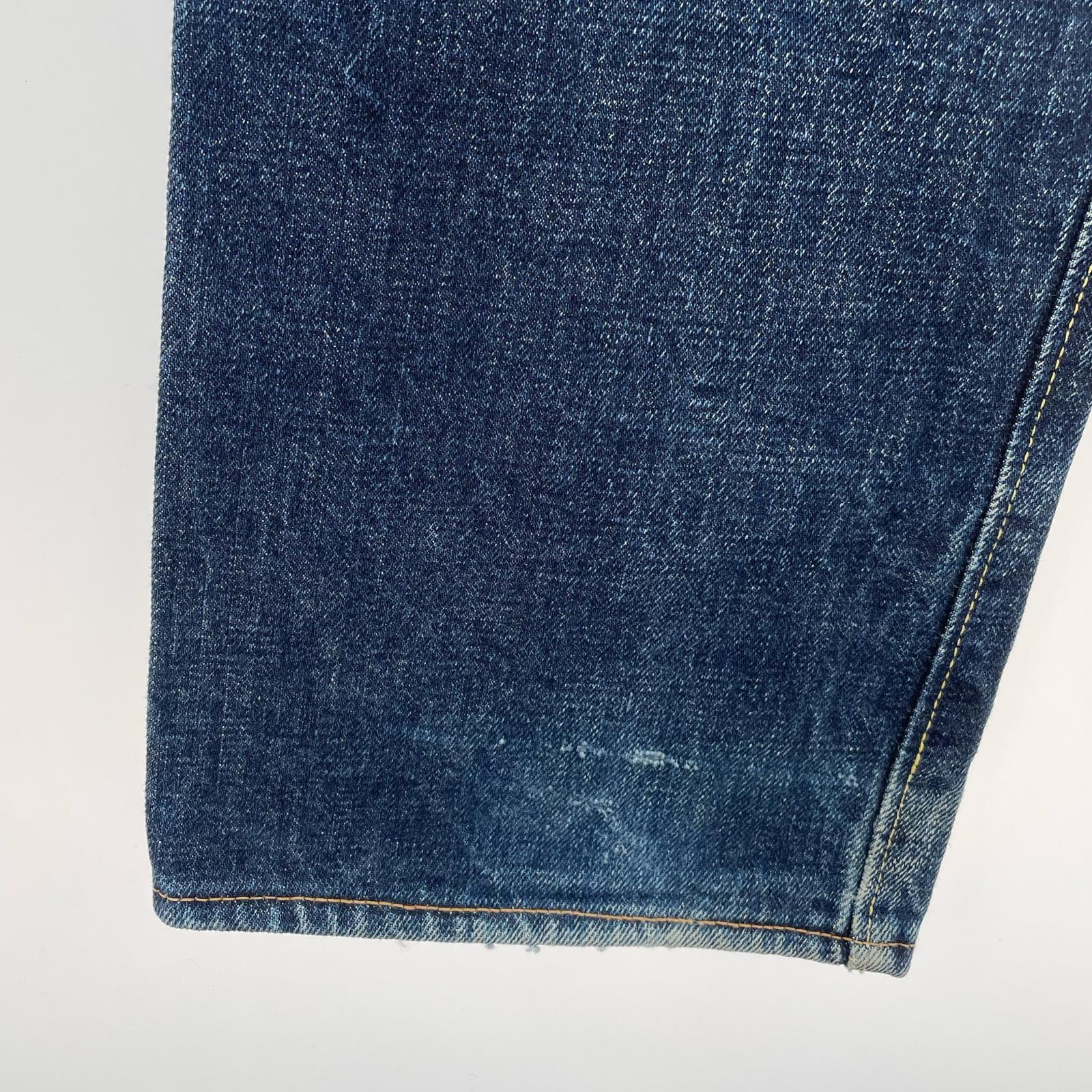 デニムパンツ ストレートパンツ (27×36) 紺