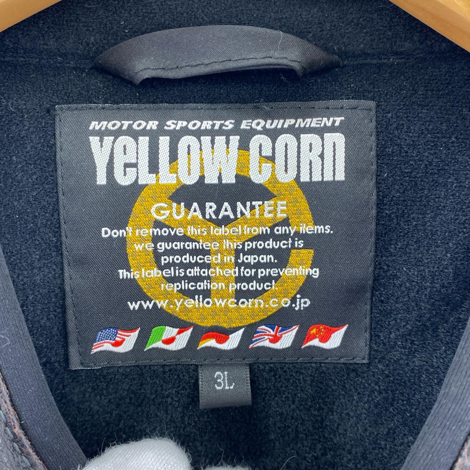 レザージャケット YELLOW CORN 3L L ブラック