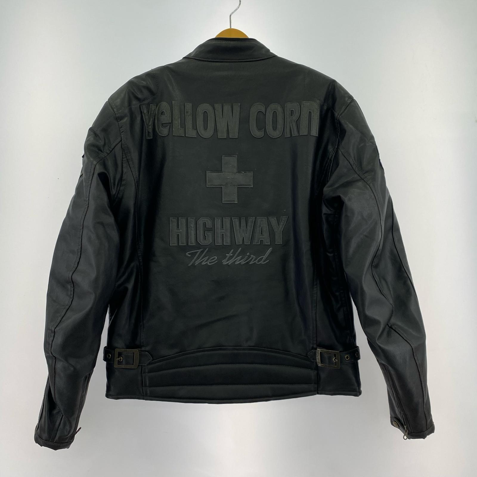 レザージャケット YELLOW CORN 3L L ブラック