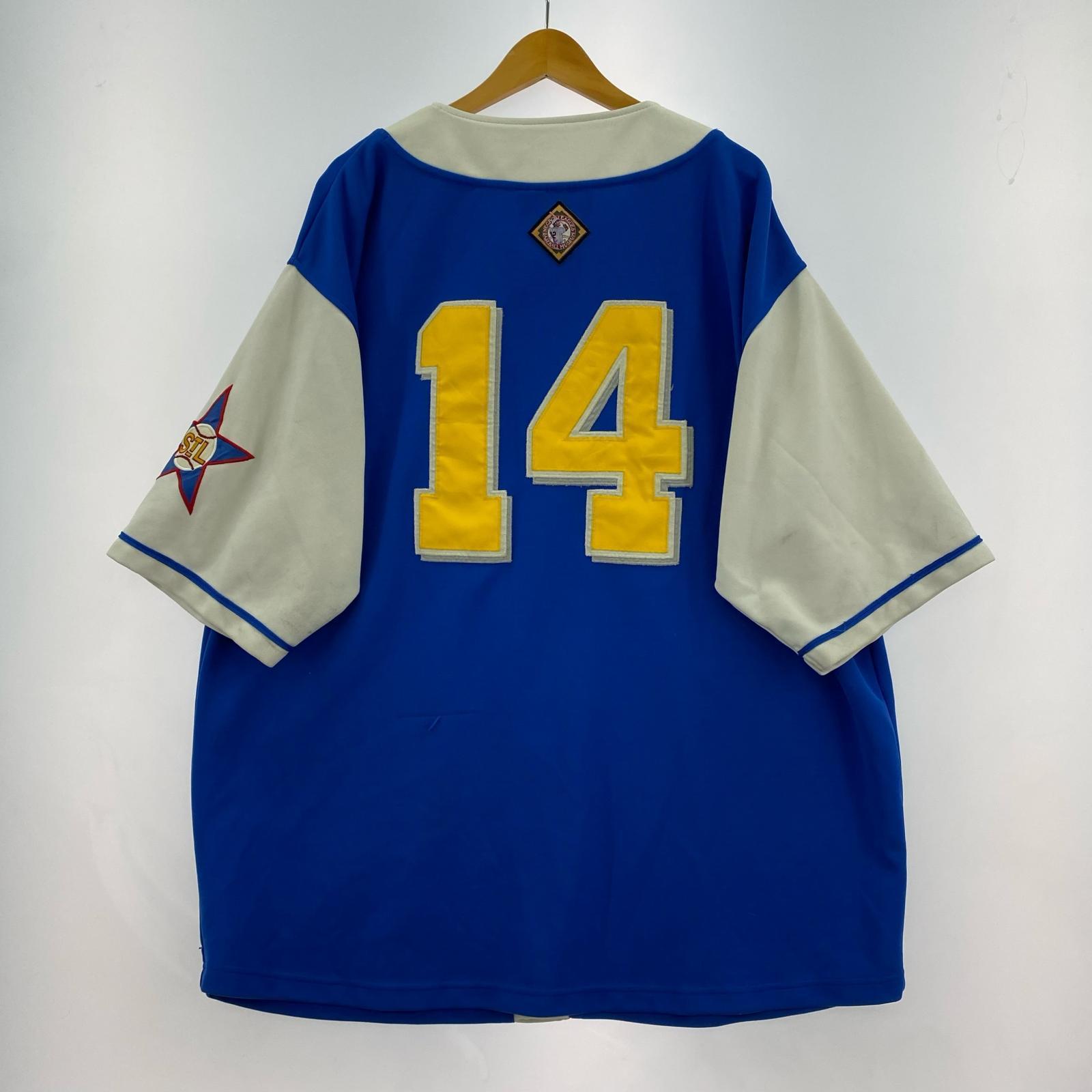 半袖シャツ NLBM oh trading company ベースボールシャツ ブルー