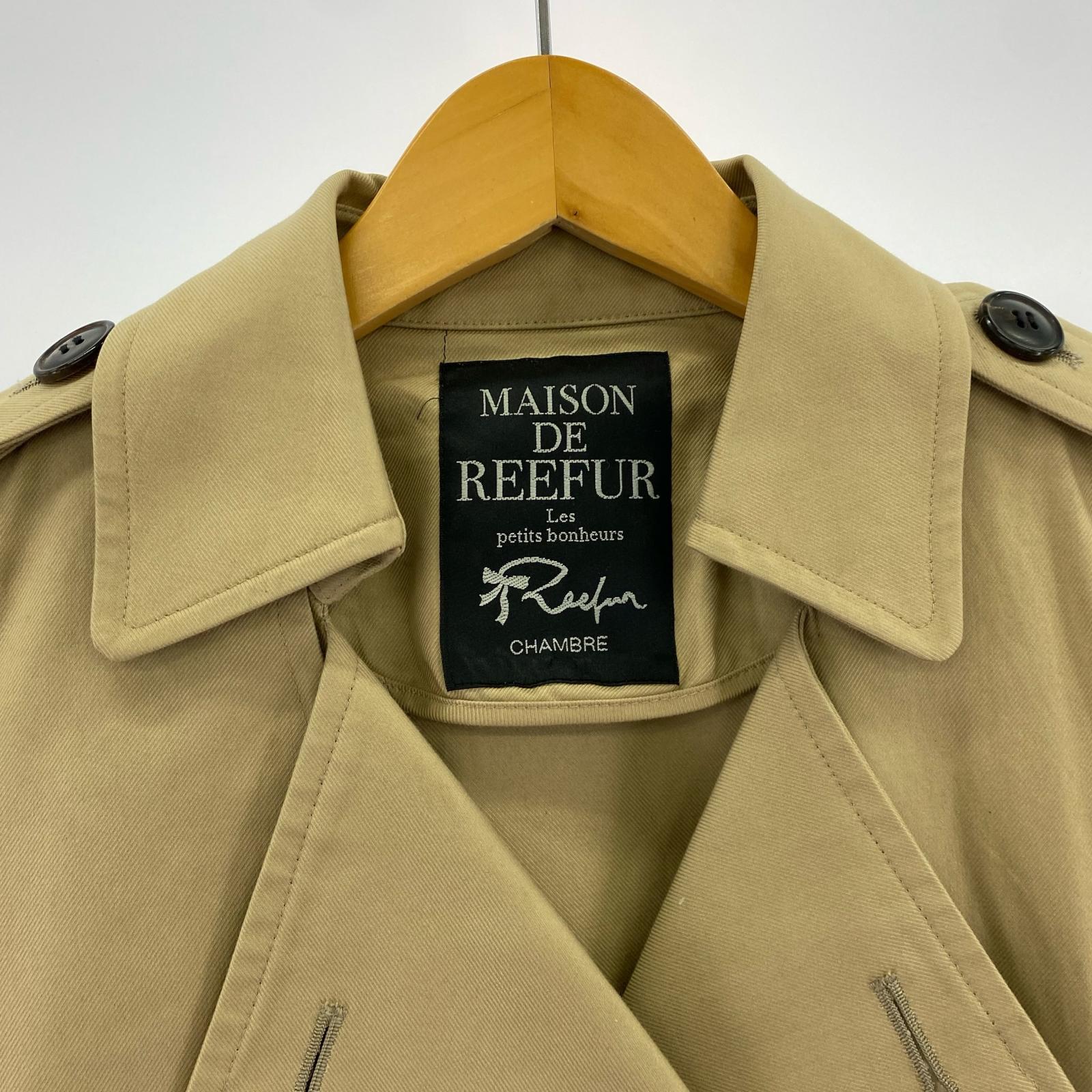 ワンピース Maison de FLEUR/トレンチワンピ/BEG/36 ベージュ