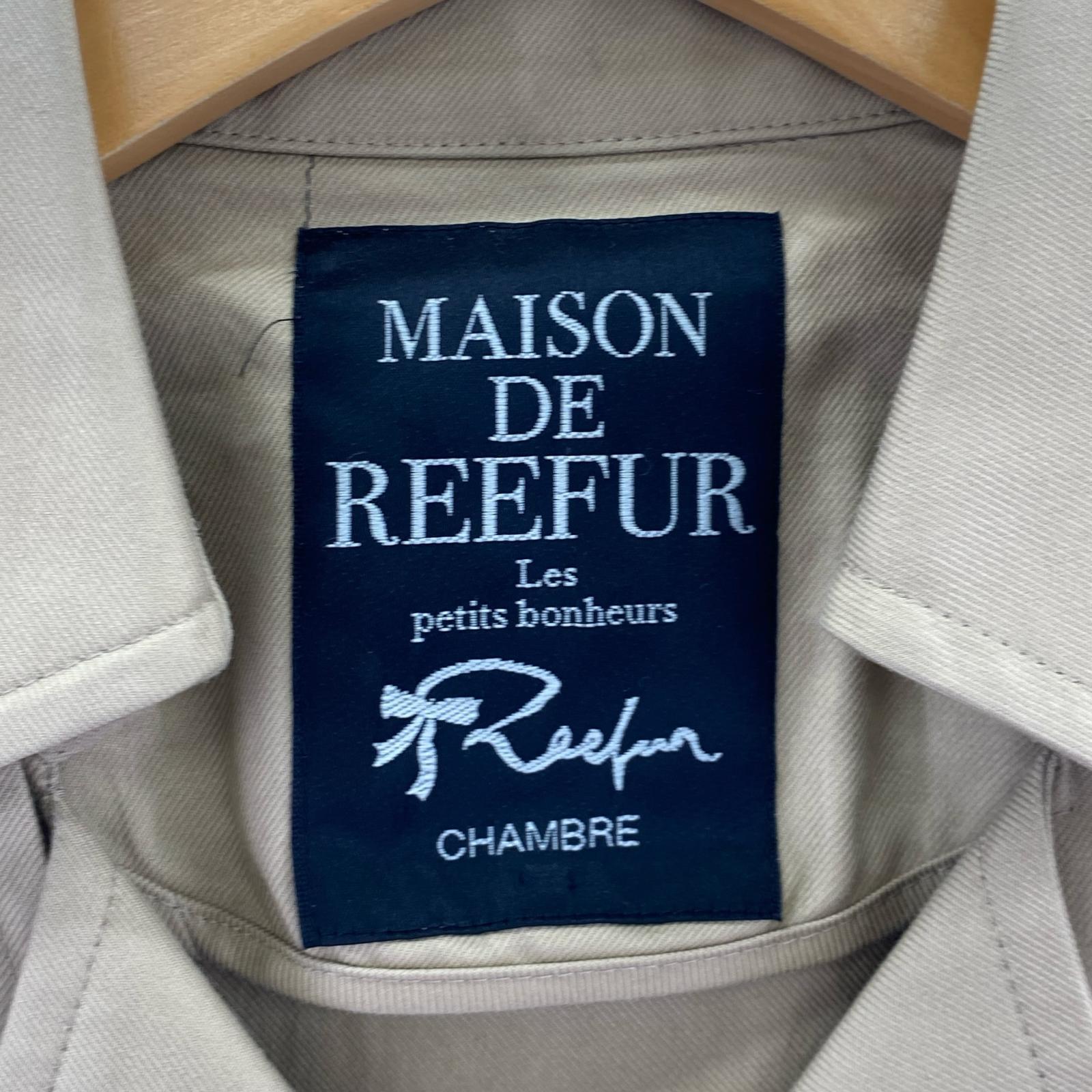 ワンピース Maison de FLEUR/トレンチワンピ/BEG/36 ベージュ