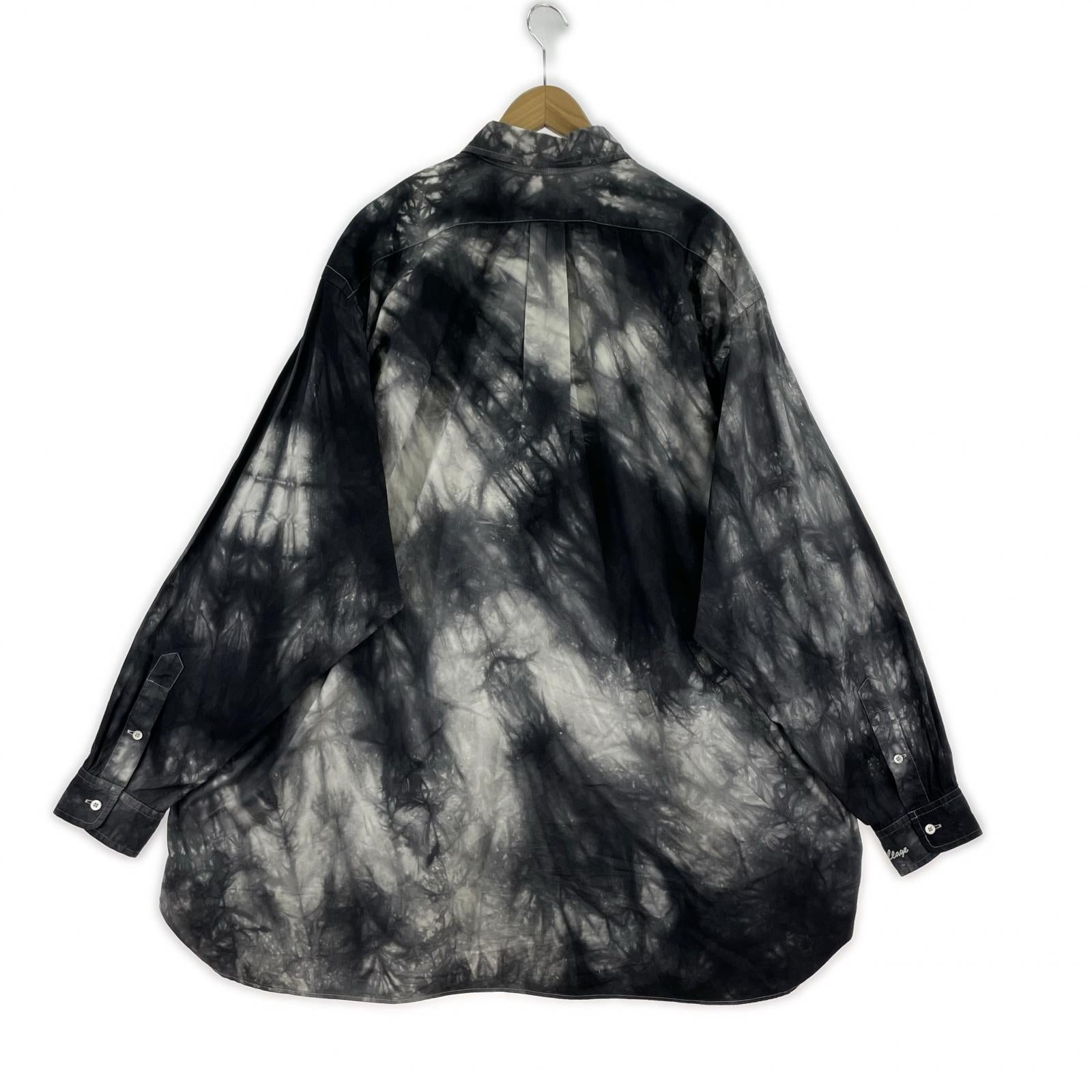 長袖シャツ タイダイ染 BLK ブラック