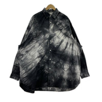 長袖シャツ タイダイ染 BLK ブラック