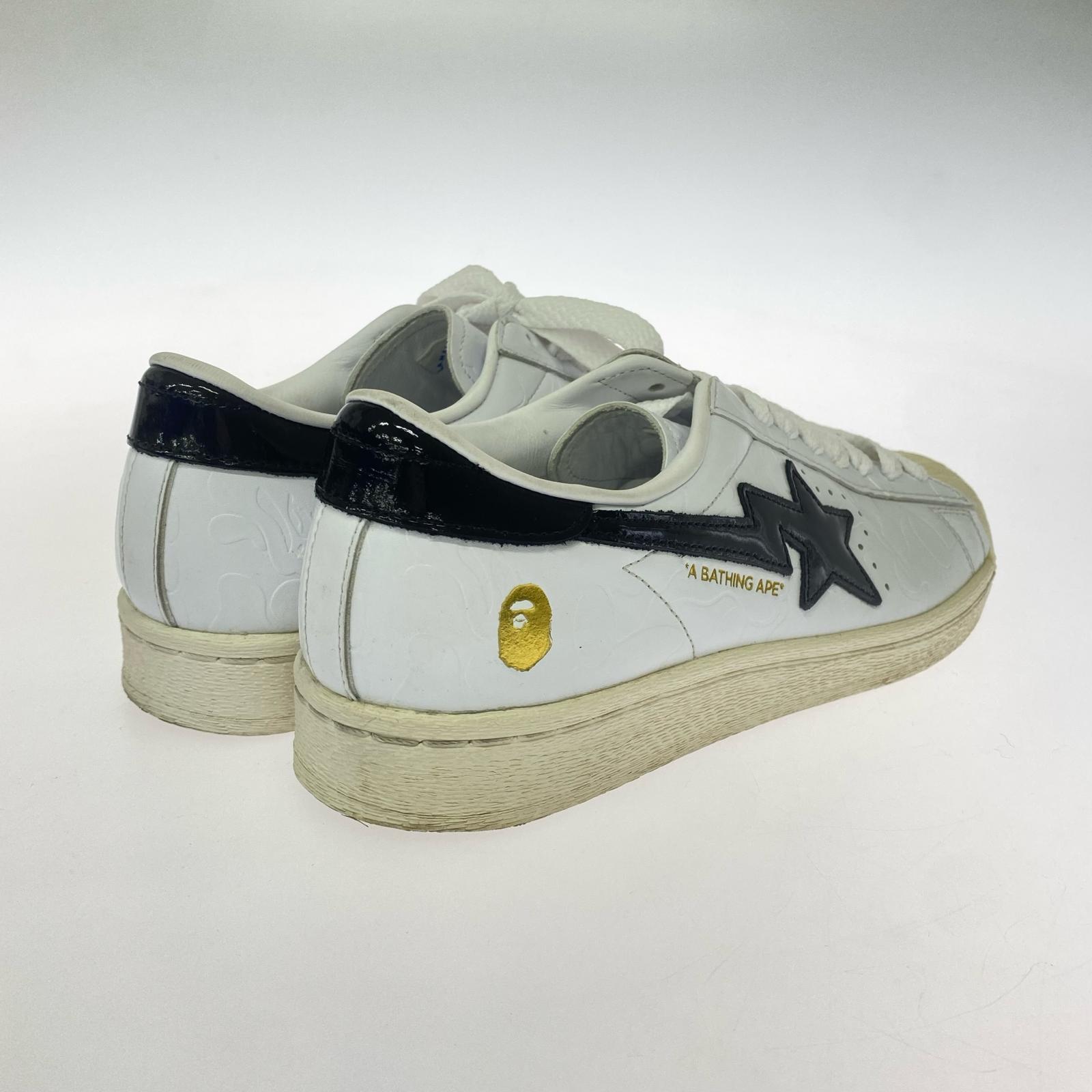 スニーカー ×A BATHING APE Superstar V 27cm (US9 UK8 1/2 EU44) ホワイト