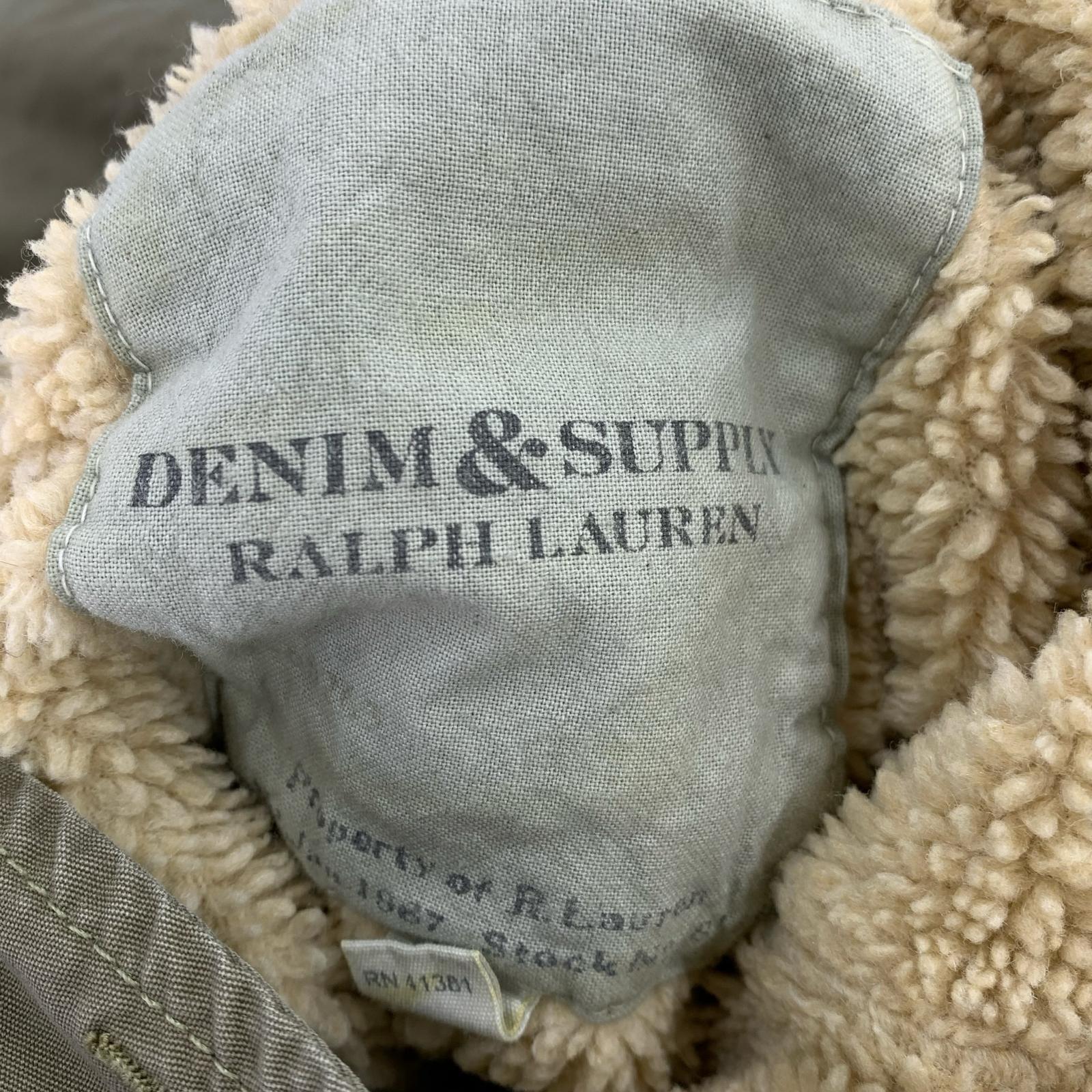 ジャケット RALPH LAUREN 内ボア モッズコート S S カーキ