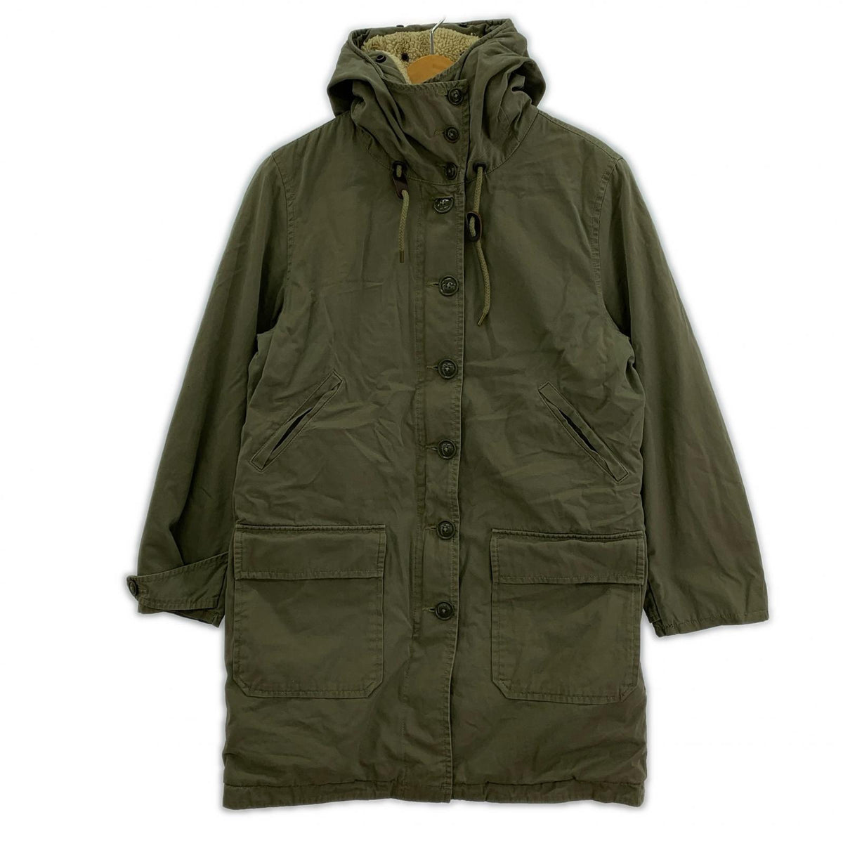 ジャケット RALPH LAUREN 内ボア モッズコート S S カーキ