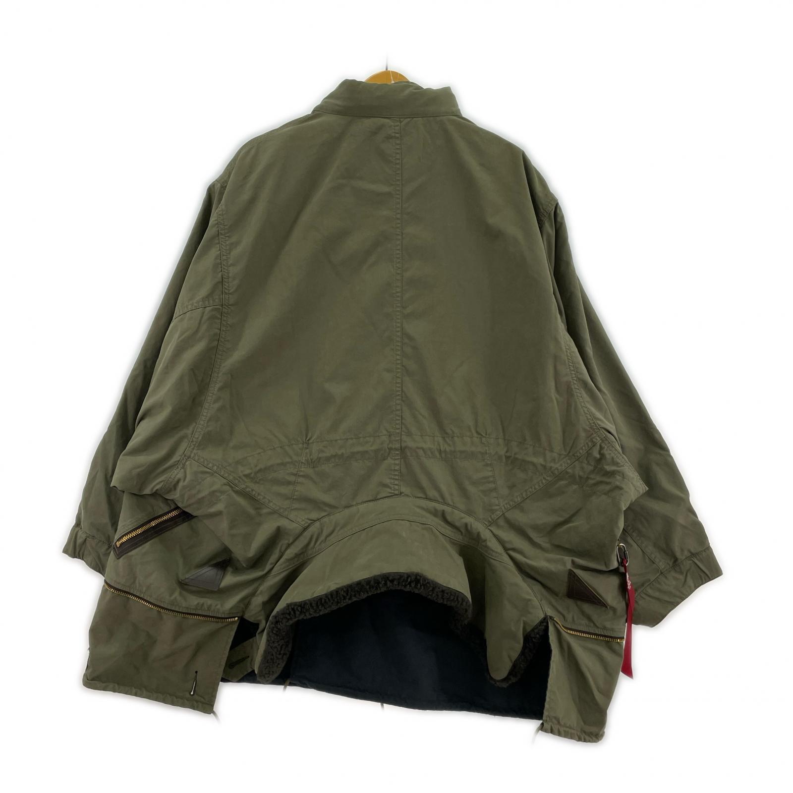 ミリタリージャケット ×ALPHA 24AW 4WAY double-end Mod’s Coat L L カーキ