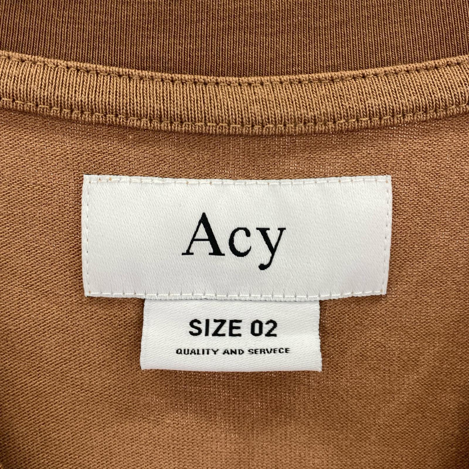 半袖Tシャツ Acy 25SS Jacy TEE (02) ブラウン