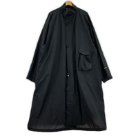 ジャケット HYKE 21SS PARTEX ミリタリーコート XXL ブラック ブラック