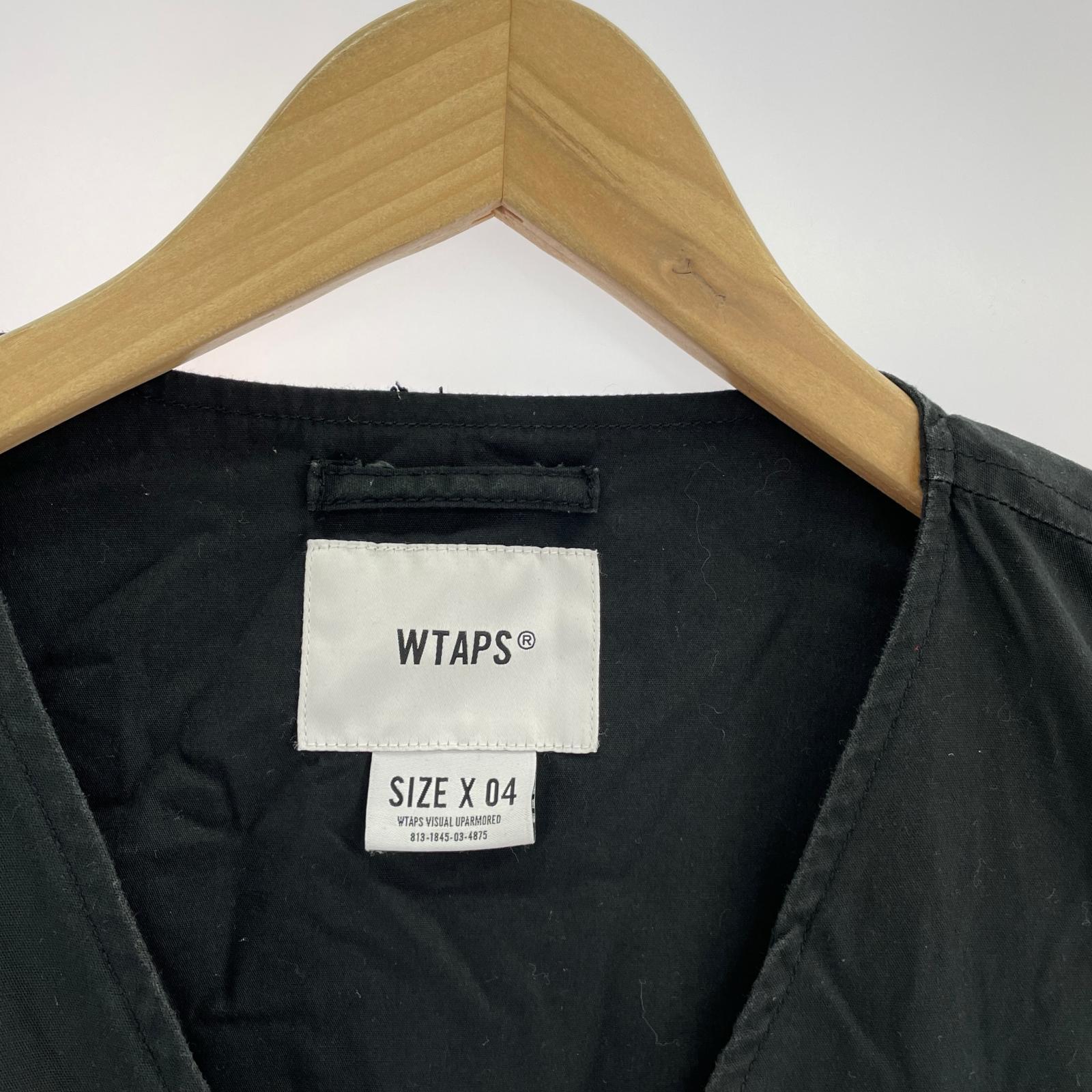 ジャケット WTAPS HAGGERZ VEST COTTON. POPLIN ベスト X04 ブラック