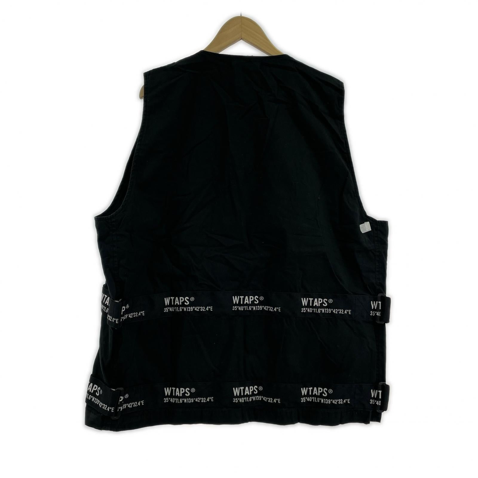 ジャケット WTAPS HAGGERZ VEST COTTON. POPLIN ベスト X04 ブラック