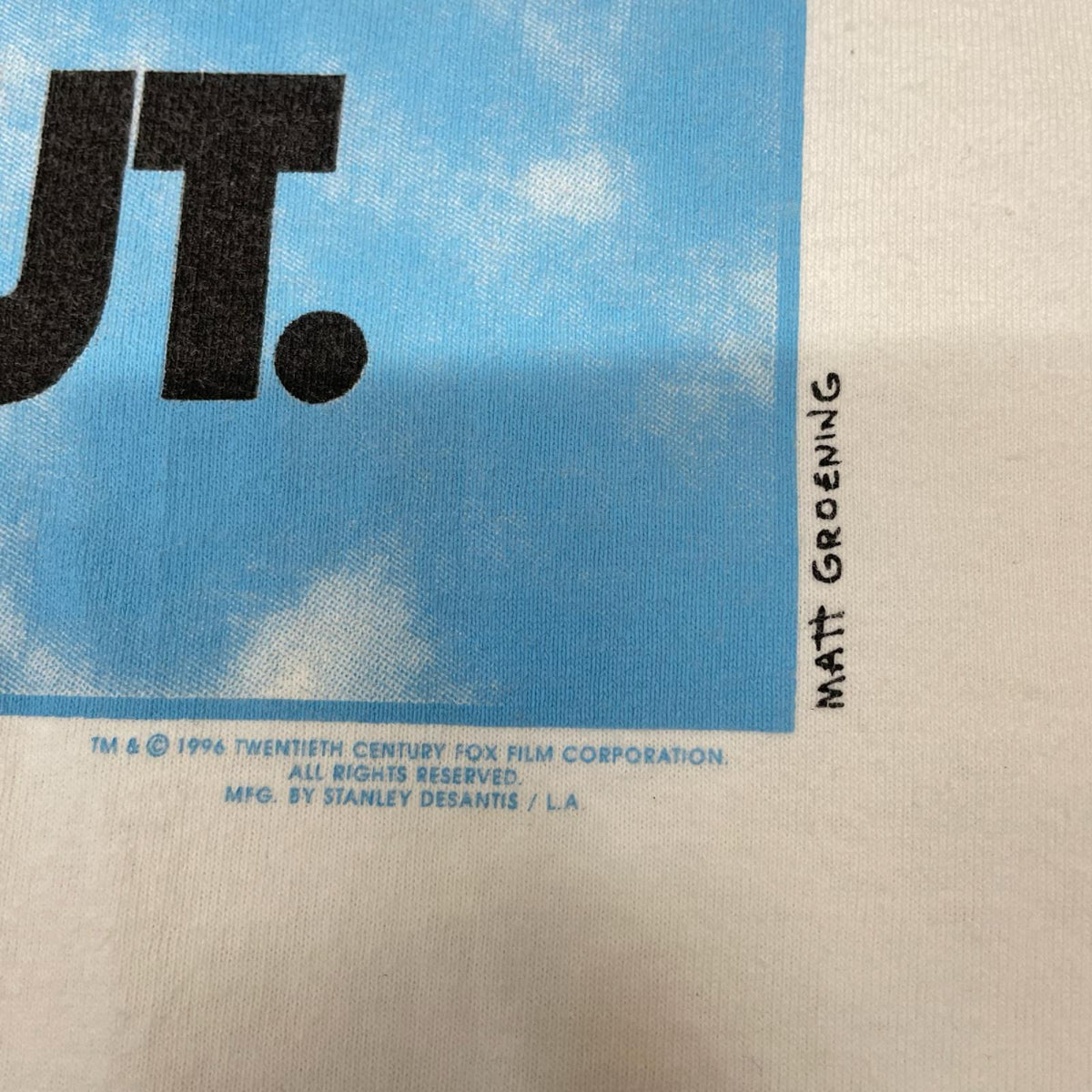 半袖Tシャツ 90s シンプソンズ・ホーマー JUST DONUT. パロディTシャツ1996年 STANLEY DESANTSタグ LL