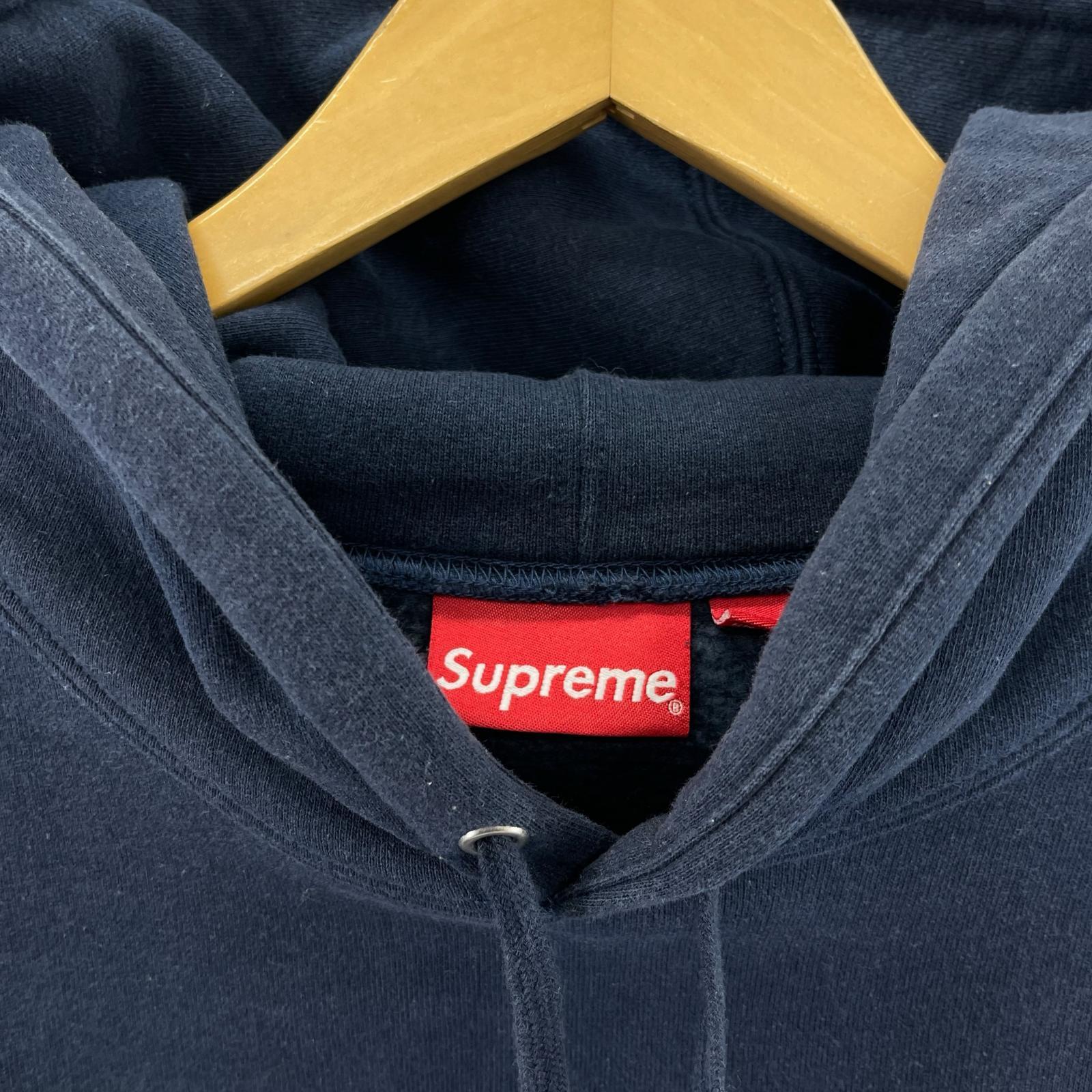 パーカー 23SS Script Hooded Sweatshirt NVY L L ネイビー