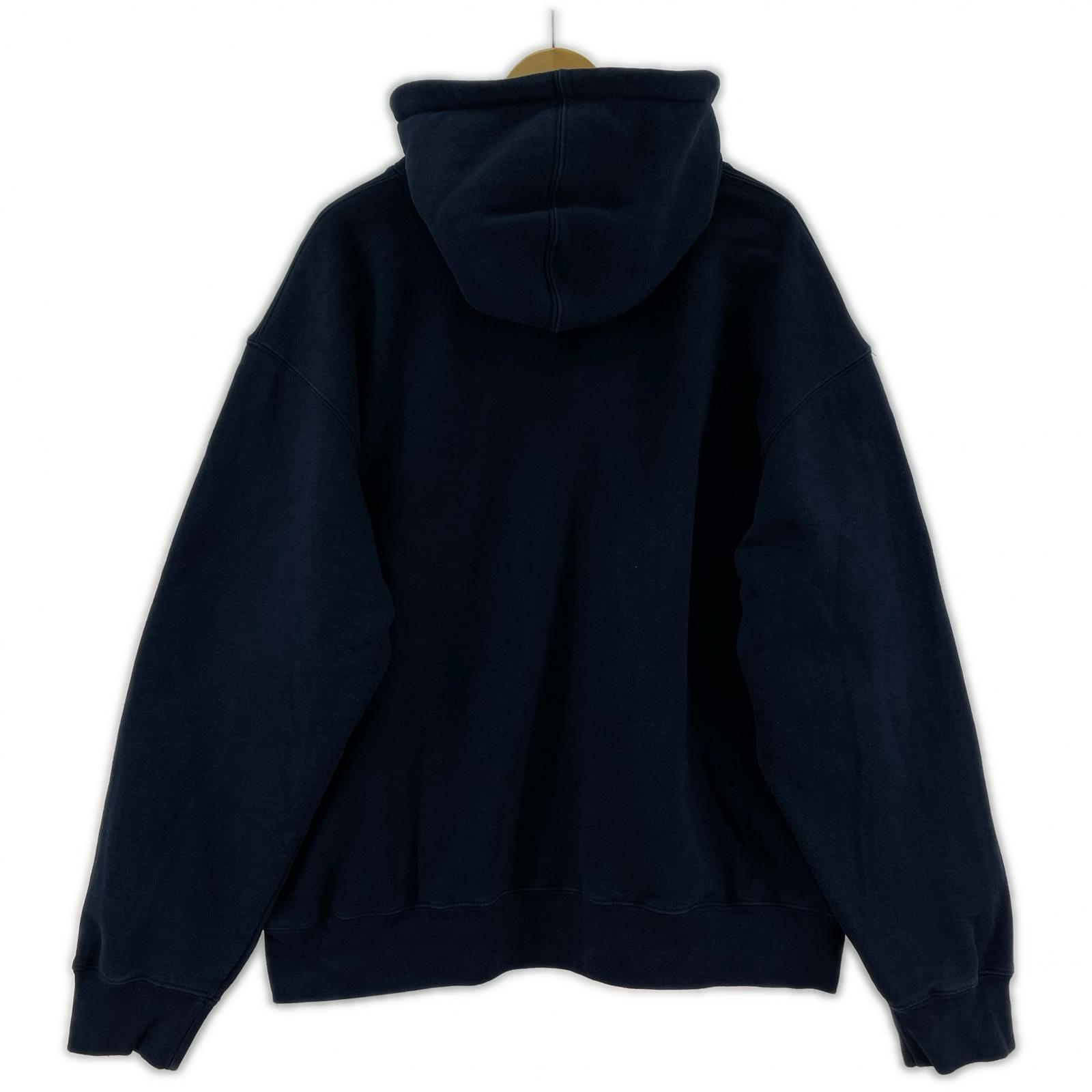パーカー 23SS Script Hooded Sweatshirt NVY L L ネイビー