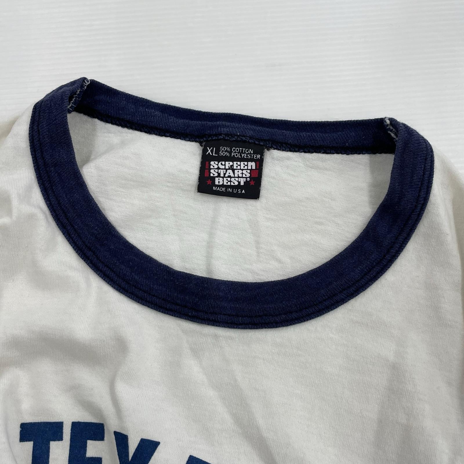 半袖Tシャツ SCREEN STARS TEXAS BOYS STATES リンガーTシャツ ホワイト