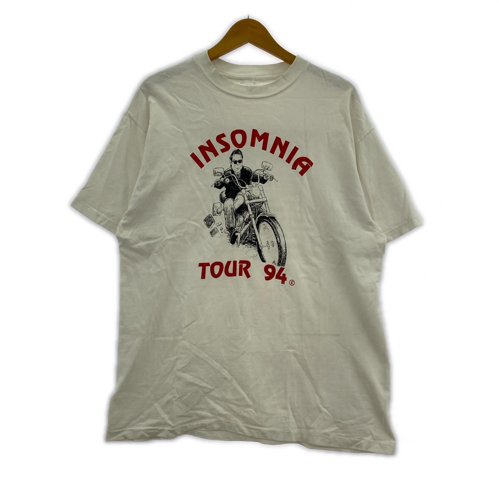 半袖Tシャツ 90s Stephen King INSOMNIA Tシャツ ホワイト