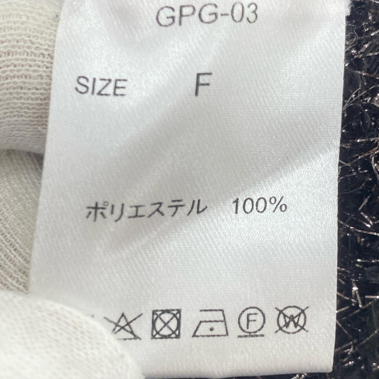 ニット Gypsohila Glitter Knit Vest 黒 ブラック