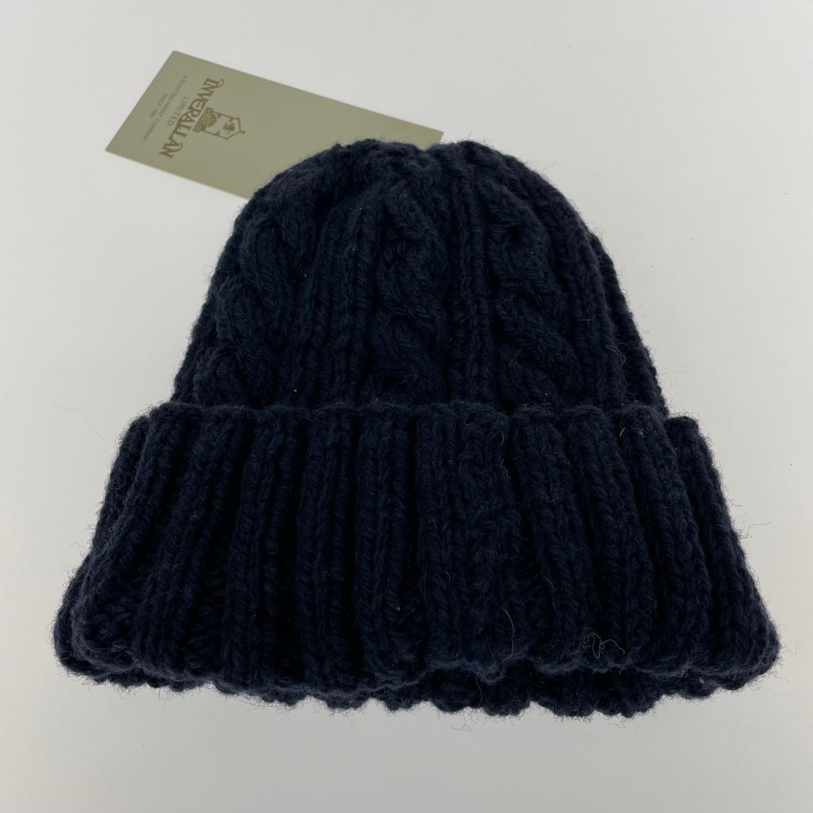 ニットキャップ ARAN 紺 (One) ネイビー