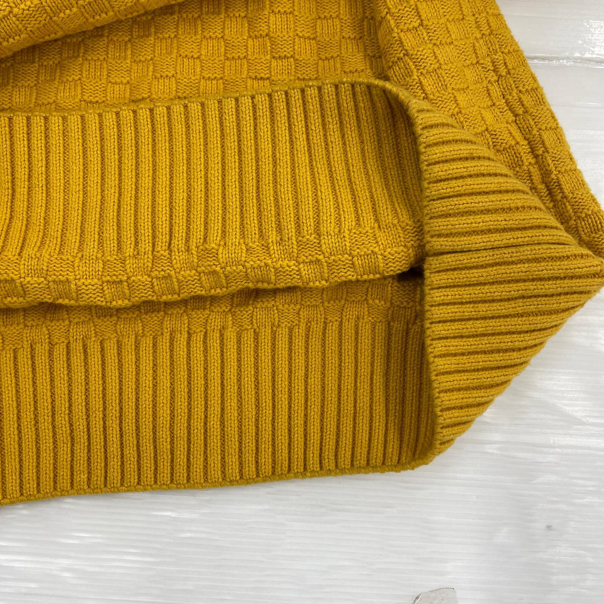 ニット GABBA ELO KNIT P4342 (M) M イエロー