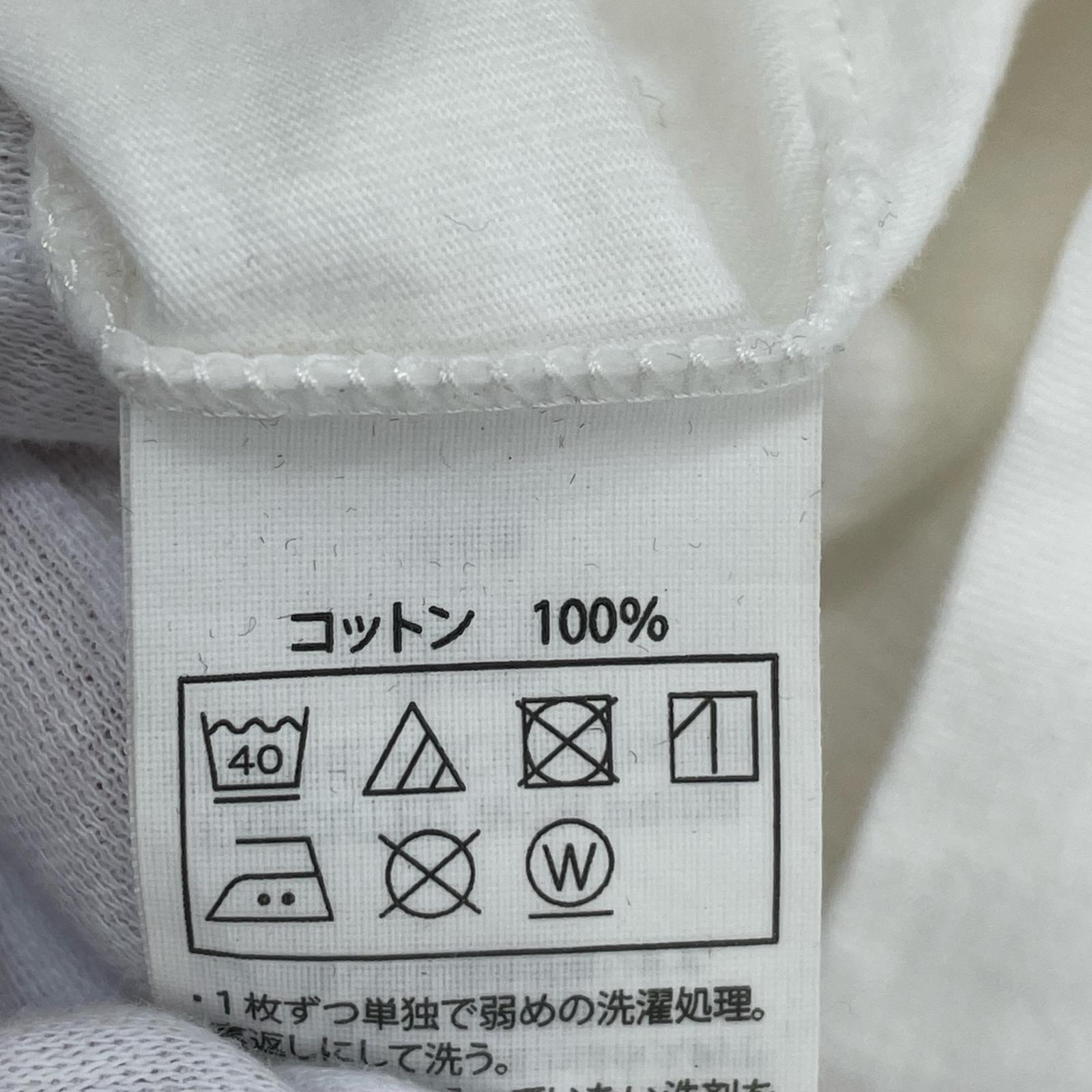 半袖Tシャツ プリントS/Sカットソー(XL)白 ホワイト