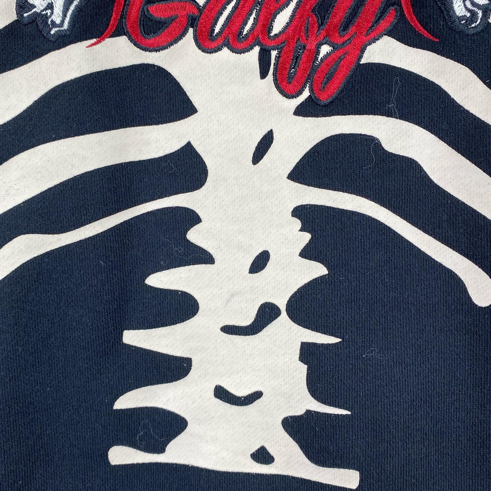 パーカー ×JACKROSE ×GALFY 骨犬 Zip Hoodie 黒 (XL) ブラック