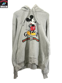 ×Disney 20SS ミッキーマウス プルオーバーパーカー S 604218
