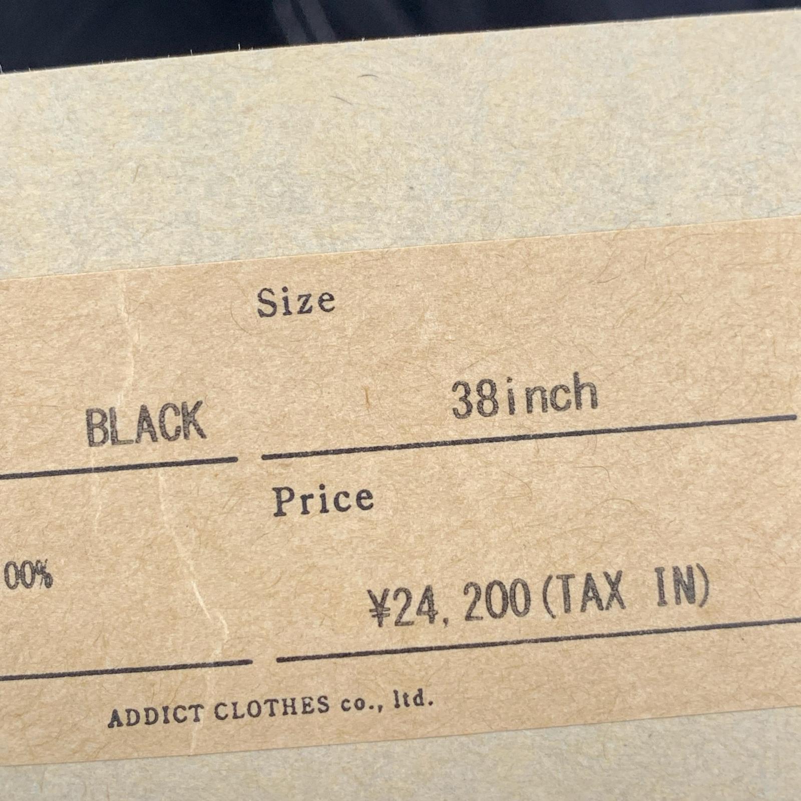 長袖シャツ PADDED CHAMBRAY SHIRT 黒 38 ブラック