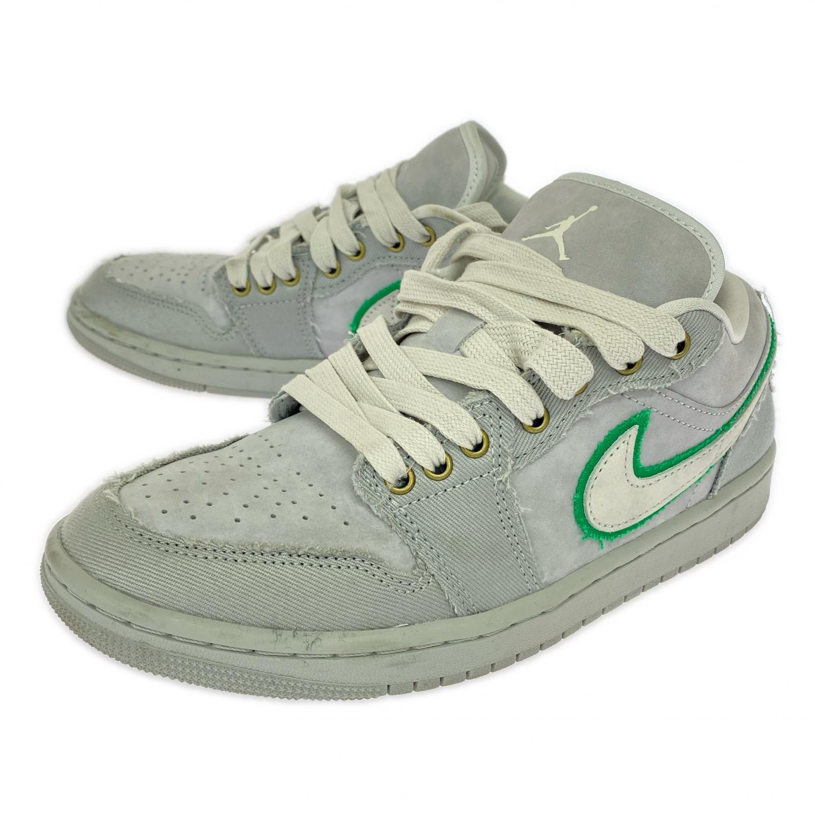 スニーカー WMNS AIR JORDAN 1 LOW SE(25.5) 25.5cm (US7 1/2 UK7 EU41) グレー