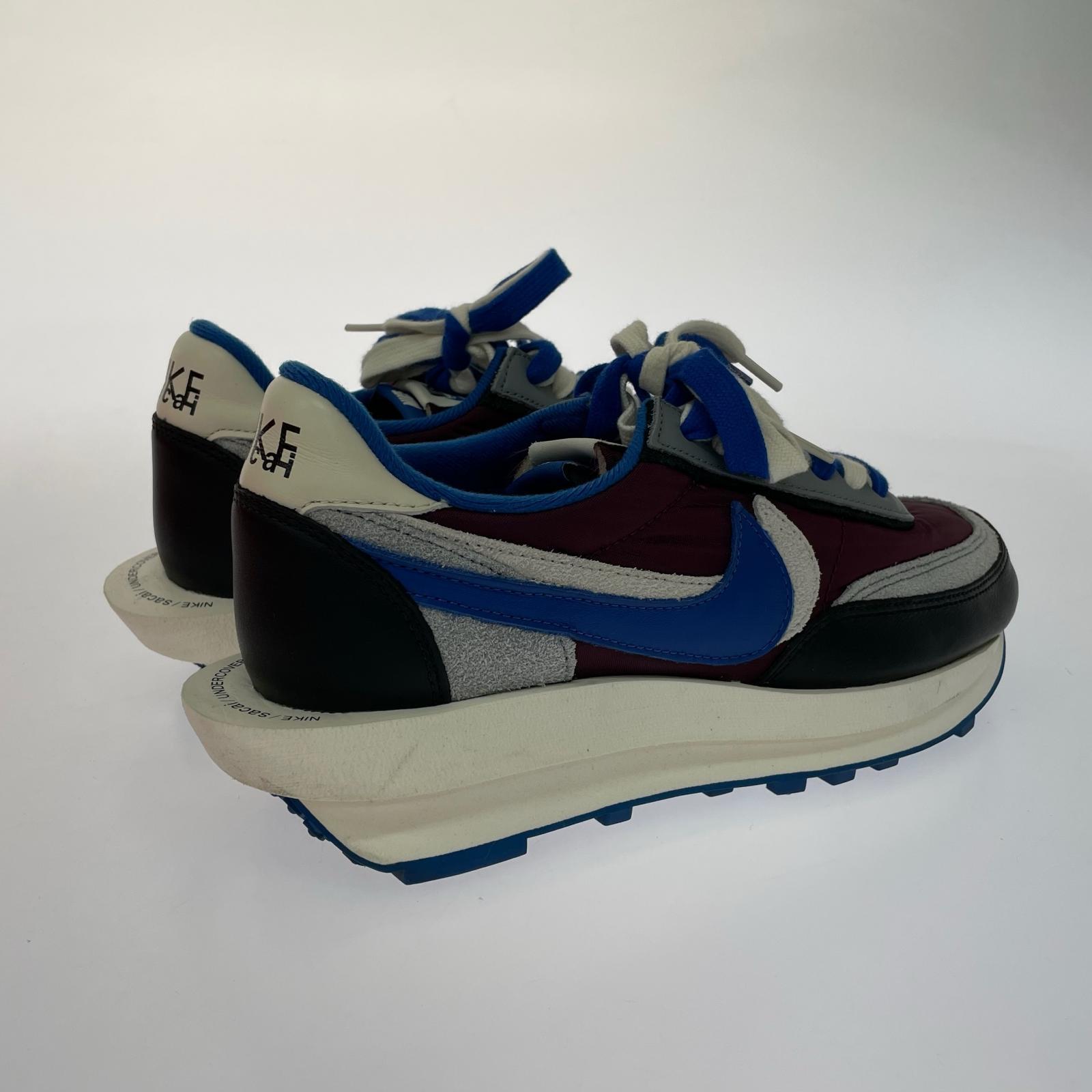 スニーカー UNDERCOVER×Sacai×NIKE LD Waffle Night Maroon Pale Ivory-Ground Grey-Team Royal DJ4877-600 (27.5) 27.5cm (US9 1/2 UK9 EU45)