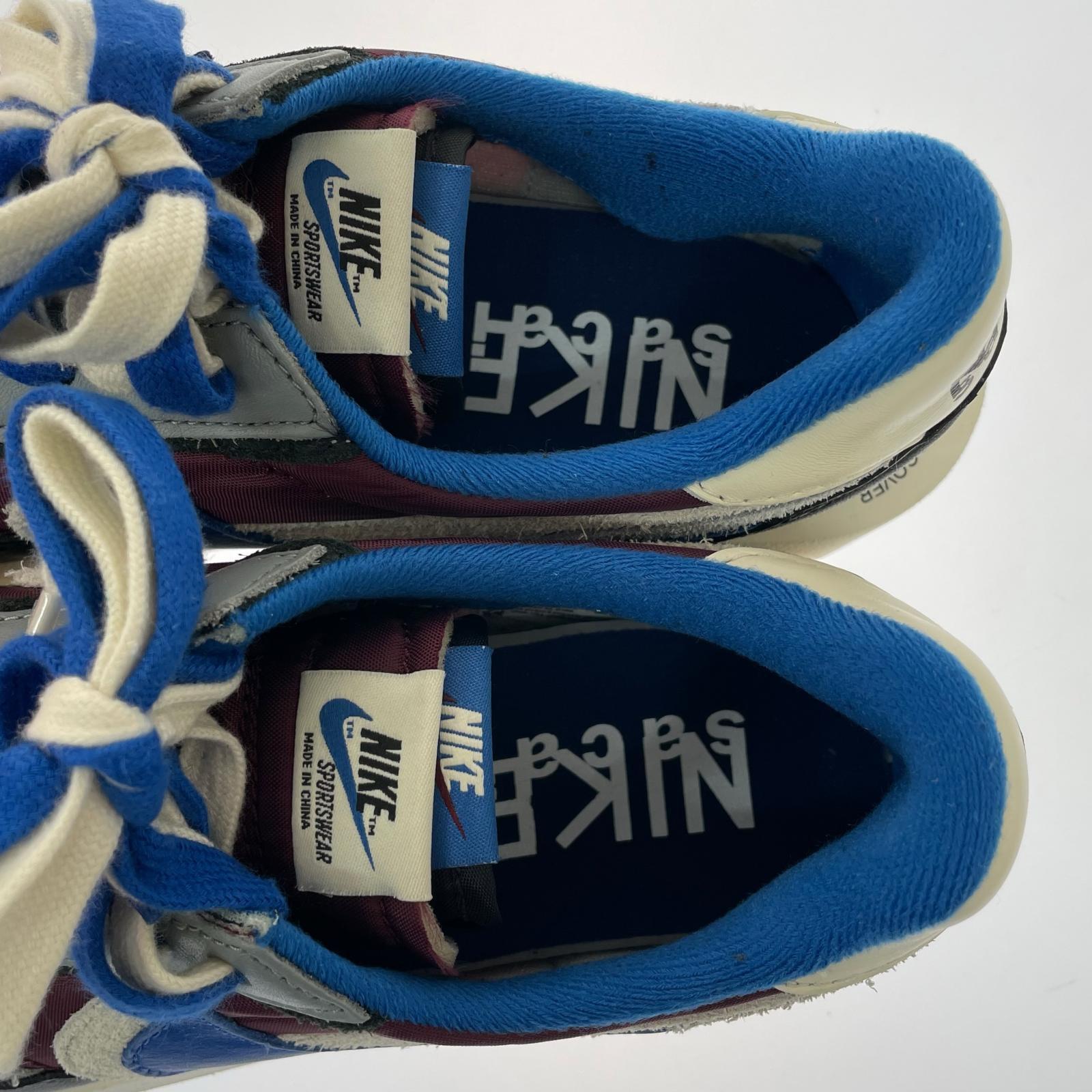 スニーカー UNDERCOVER×Sacai×NIKE LD Waffle Night Maroon Pale Ivory-Ground Grey-Team Royal DJ4877-600 (27.5) 27.5cm (US9 1/2 UK9 EU45)