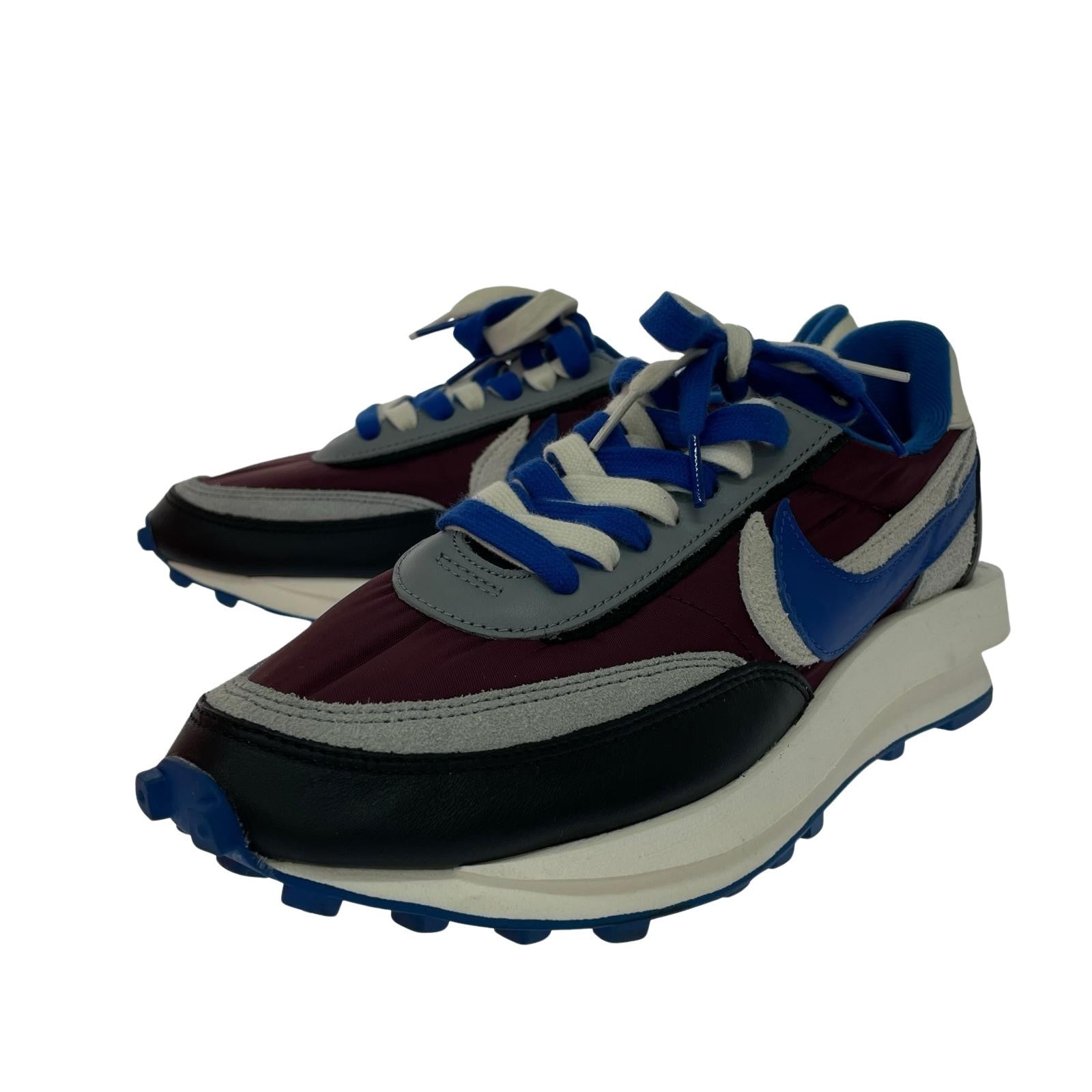 スニーカー UNDERCOVER×Sacai×NIKE LD Waffle Night Maroon Pale Ivory-Ground Grey-Team Royal DJ4877-600 (27.5) 27.5cm (US9 1/2 UK9 EU45)