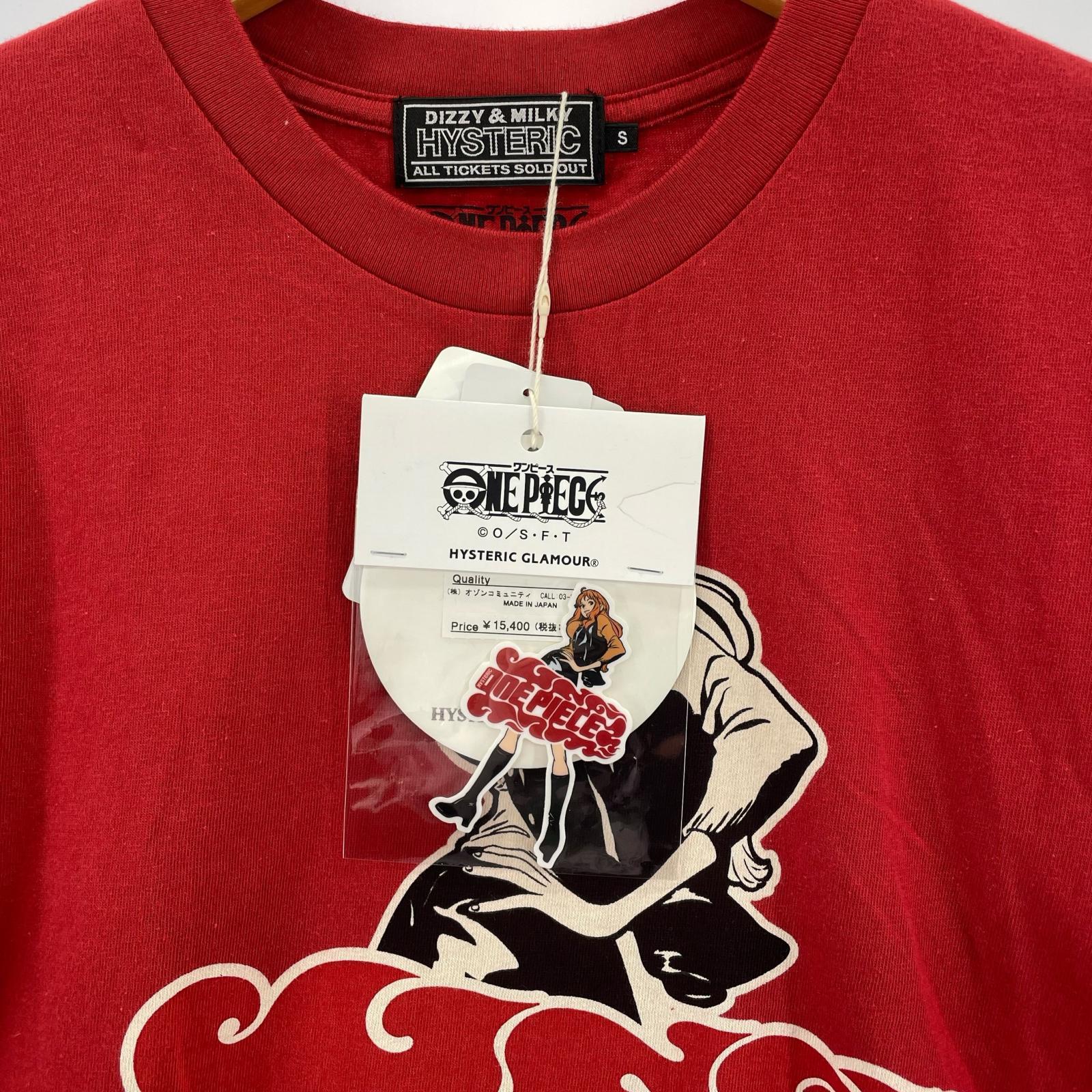 半袖Tシャツ ONE PIECE コラボ ナミ ssカットソー 赤 S レッド
