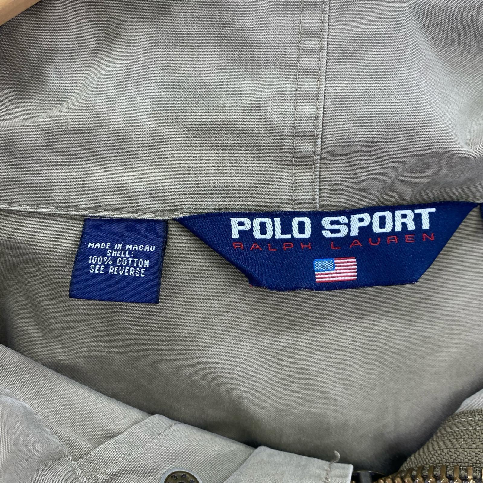 ジャケット 90s POLO SPORT モッズコート(XL) LL ベージュ