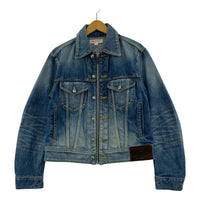 デニムジャケット FADED DENIM TRUCKER JACKET-46 46 ブルー