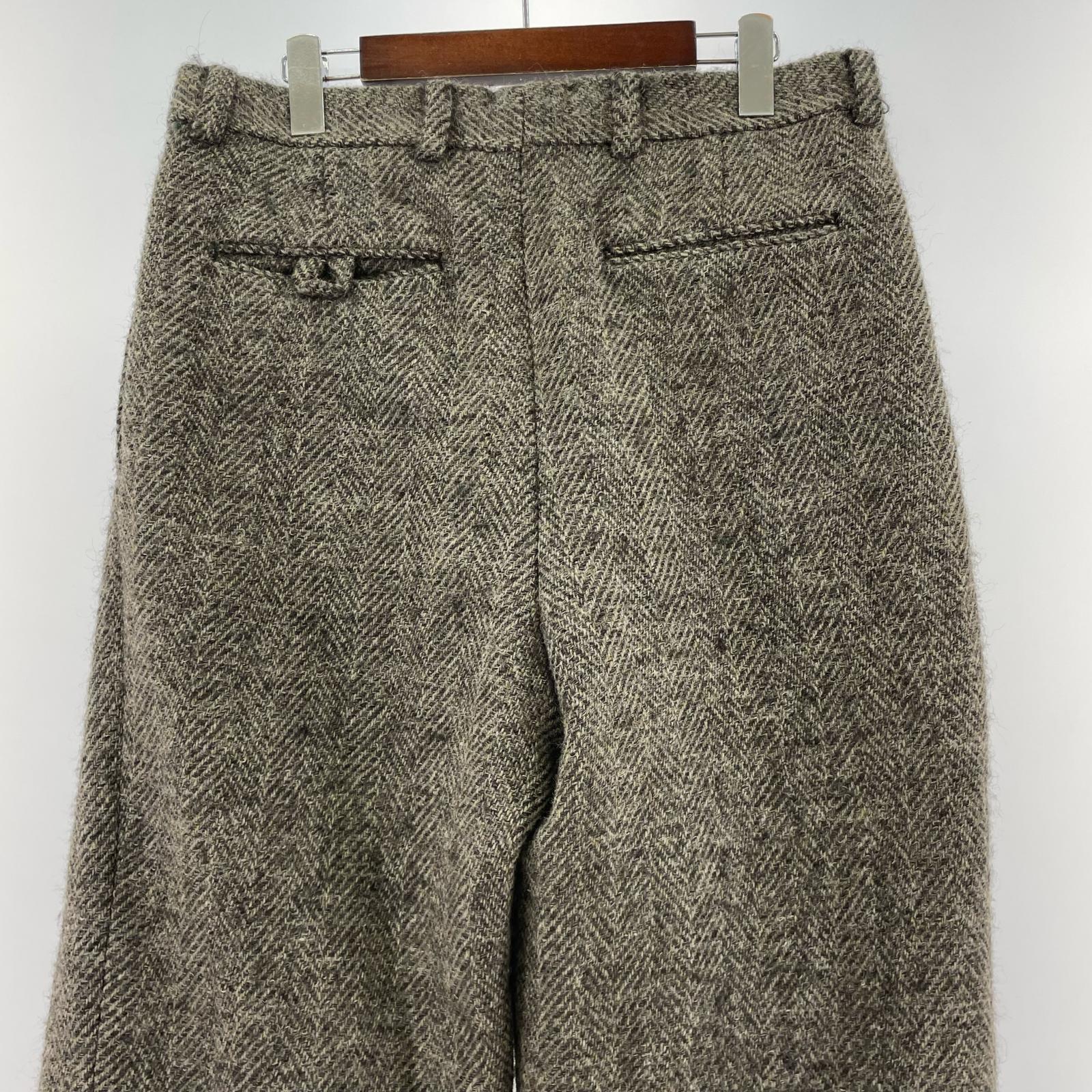 パンツ WOOL TWEED TROUSERS-46 46 グレー