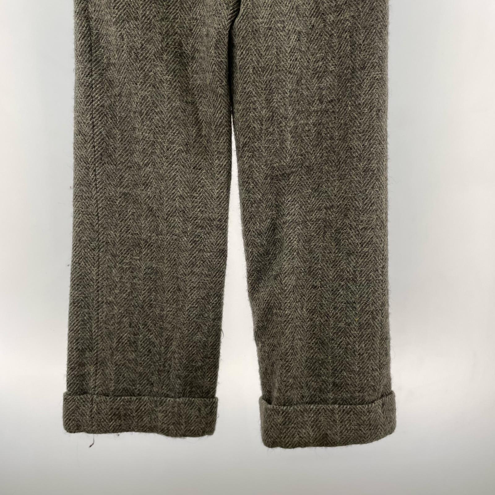 パンツ WOOL TWEED TROUSERS-46 46 グレー