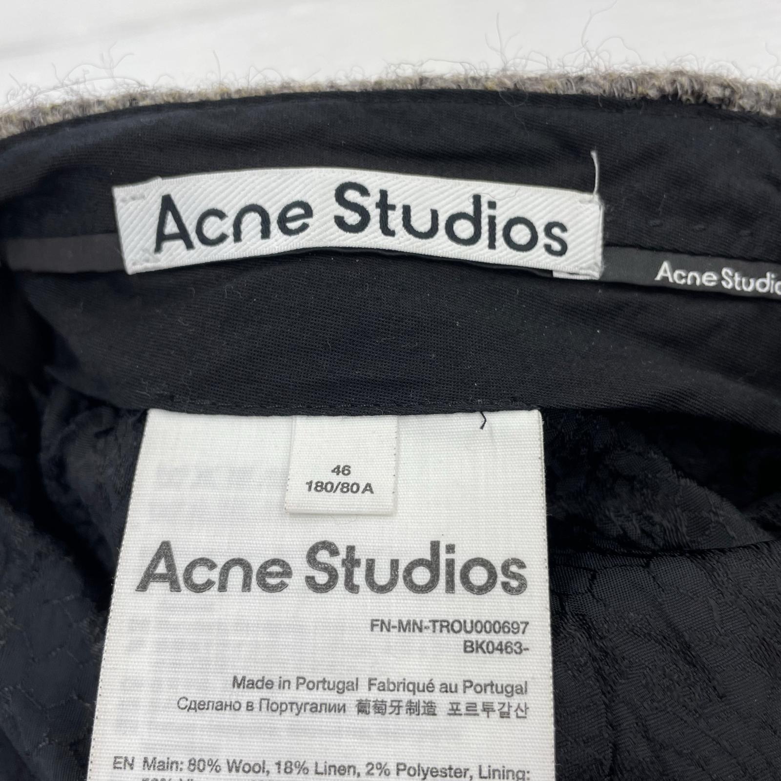 パンツ WOOL TWEED TROUSERS-46 46 グレー