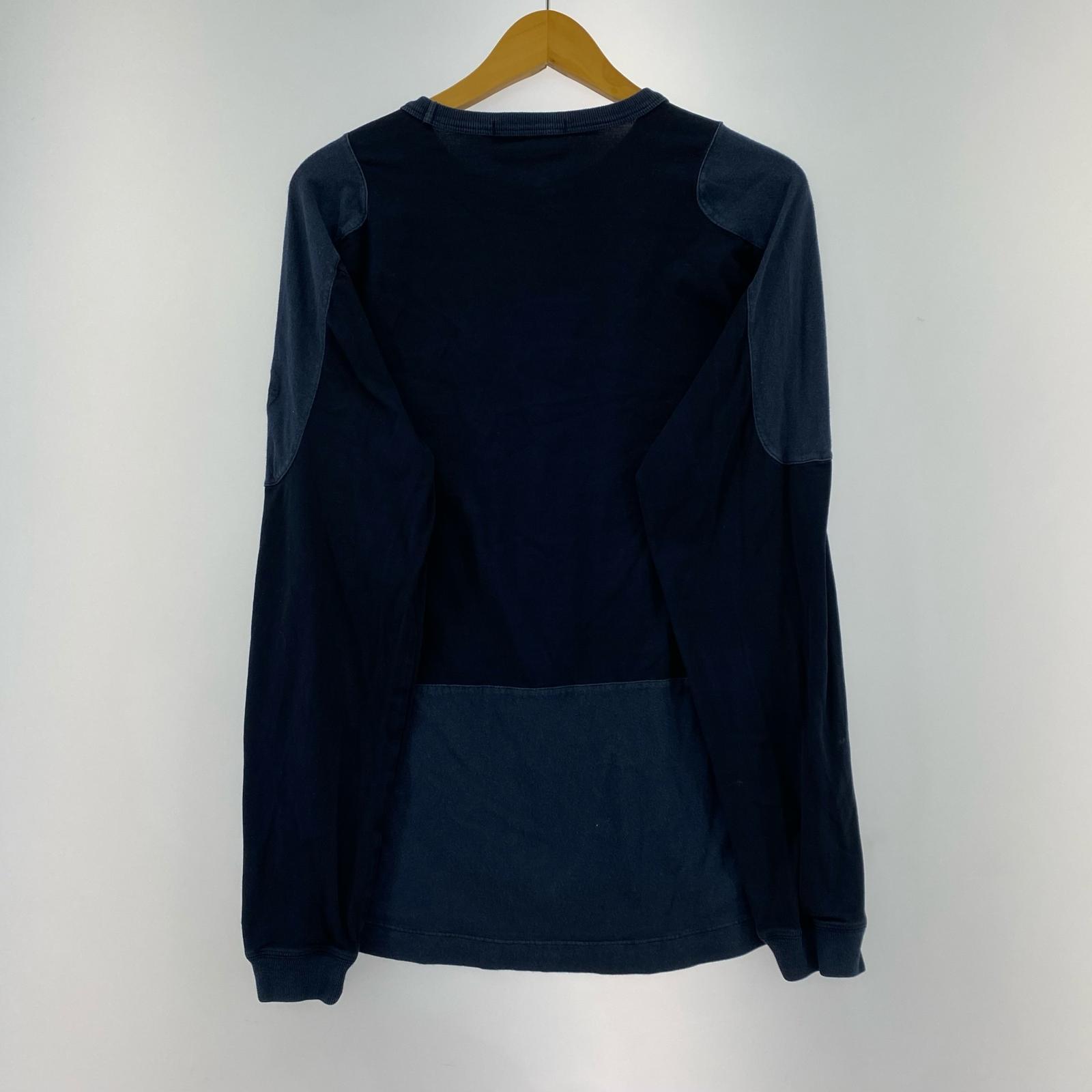 長袖Tシャツ 18SS GHOST PIECE Crewneck T-shirt 紺 (S) S ネイビー