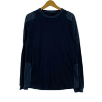 長袖Tシャツ 18SS GHOST PIECE Crewneck T-shirt 紺 (S) S ネイビー