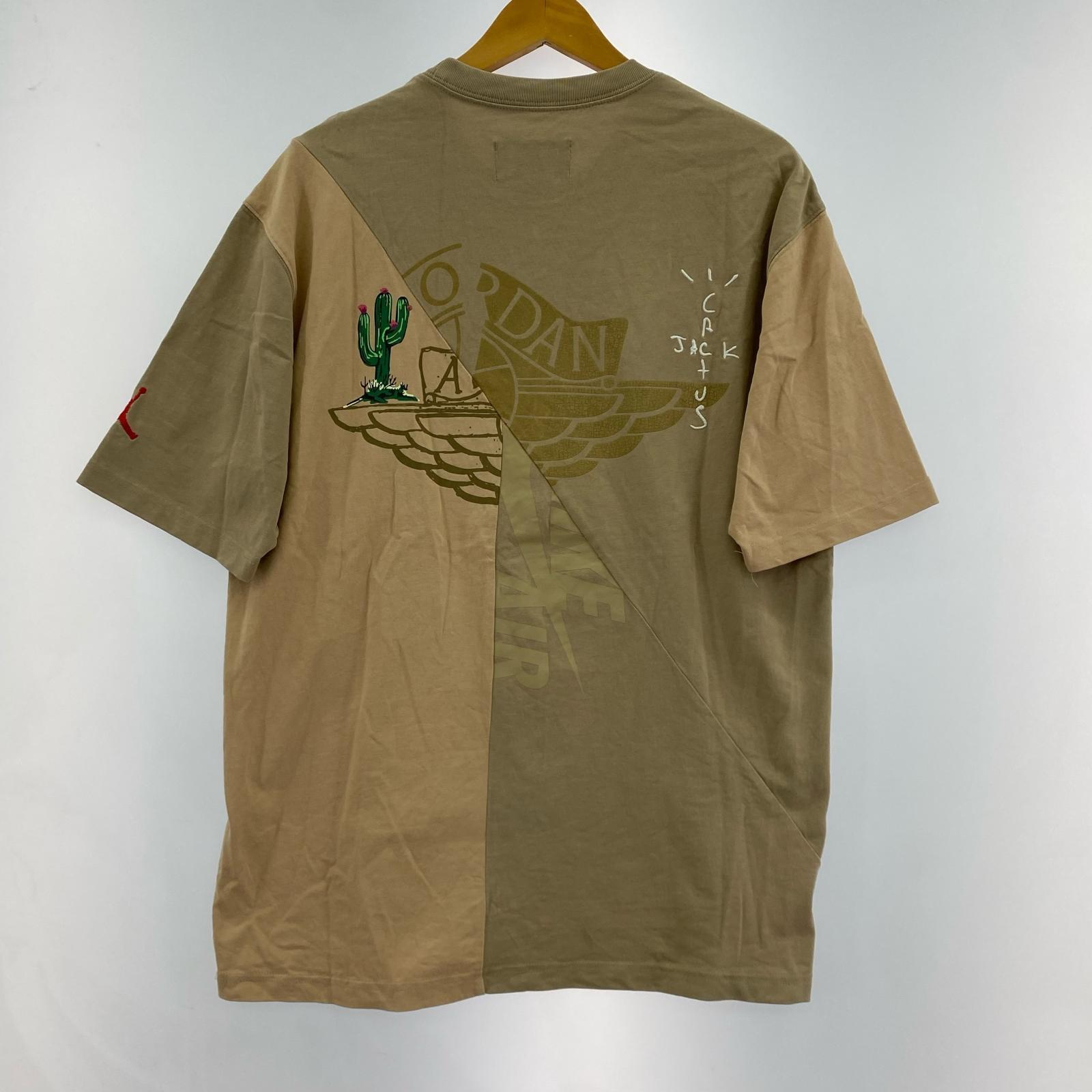 半袖Tシャツ ×TRAVIS SCOTT AS M J TS SS TOP(M) M ベージュ