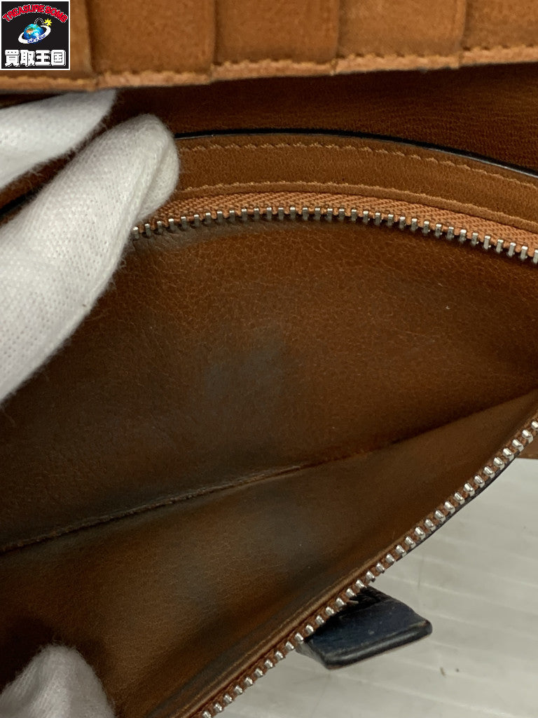 LOEWE バーティカルウォレット ラージ ネイビー