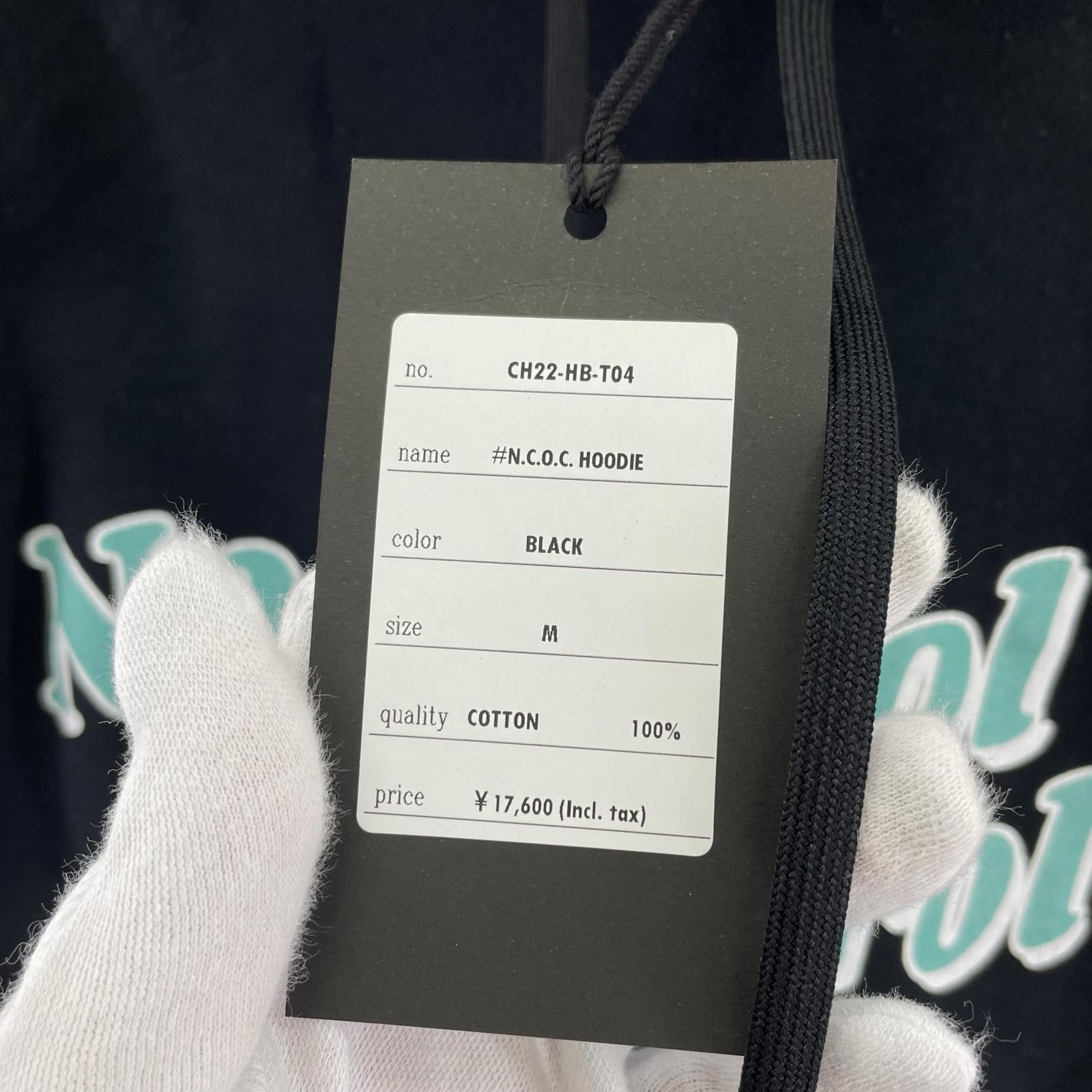 パーカー N.C.O.C. HOODIE M ブラック